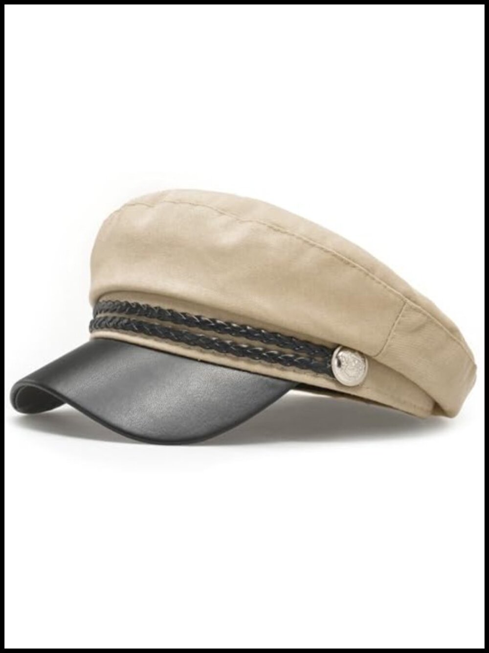 Cotton Polyester Newsboy Beret Fiddler Fisherman Hat Adjustable